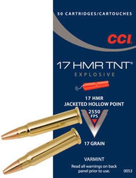CCI 17HMR 17G TNT HP 50BX