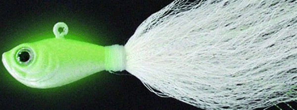 Spro Bucktail Jig 1/2Oz Glow