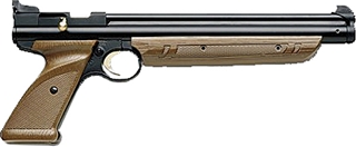 Crosman P1377BR American Classic Pump Pistol 177 1rd Brown Polymer Grips - Crosman Corporation - 177 Pellet