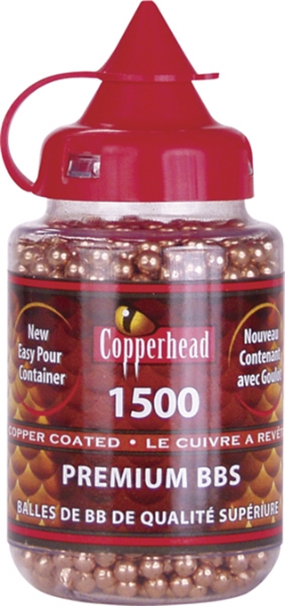 Crosman 0737 Copperhead 737 177 Copper-Coated Steel 1500 Per Bottle