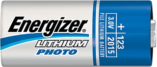Energizer 3V Lithium Photo Battery EL123APBP