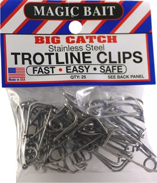 Magic Bait Mb SS TROTLINE Clips 25Pk
