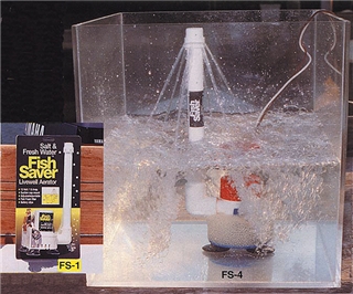 Marine Metal FS-4 Livewell Fish Saver Aerator 12V with Rule Pump