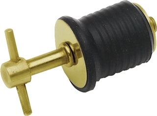 Sea Sense 1 Inch Brass Twist Drain Plug Model 50032312