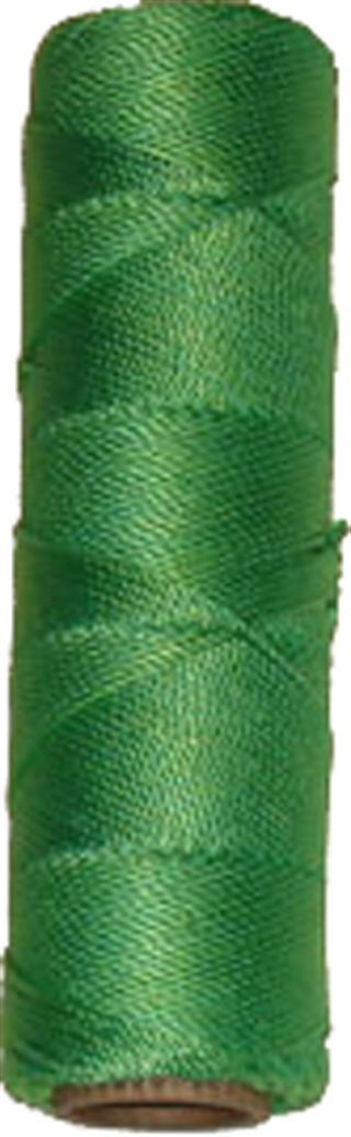 Wallace Cordage GN1-36 Twine Braided 1lb #36 348# Green