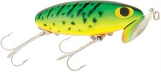 Arbogast Arbog Jitrbug 2.5" 3/8-Fire Tiger Fishing Lure - Arbogast