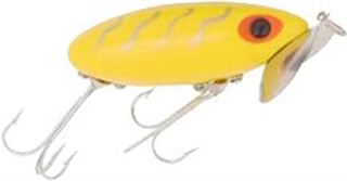 Arbogast Jitrbug 3" 1/2-Frog/Yel Belly Lure 650-7