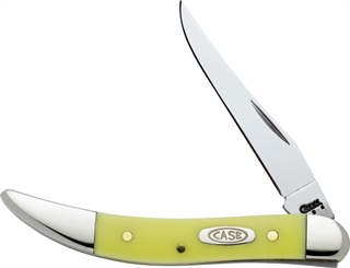 Case Cutlery Small Texas Toothpick 3" Yellow Knife