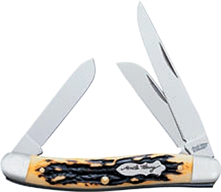 Schrade UH Premium Stockman 3 Blade 3 9/16" - SCH for sale at TheGunDock