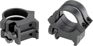 Weaver 49048 Quad Lock Rings 1 in High Matte Black Aluminum