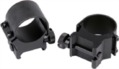 Weaver Mounts 49044 Top Mount Scope Ring Set Matte Black Aluminum 1" Tube Extra High Quick Detach
