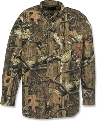 Browning Wasatch Chamois Shirt Mossy Oak Infinity Small 3011342001