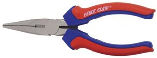 Eagle Claw TECLN-6 Long Nose Pliers, Microfinish, 6-inch, Durable Fishing Gear