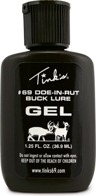Tink's Scents No. 69 Doe-In-Rut Gel Lure, W6302 Model, Deer Attraction, 10ft Stream, Weather Resistant