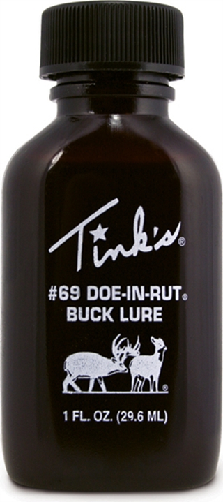 Tink's #69 Doe-In-Rut Buck Lure 1oz Natural Estrous Urine