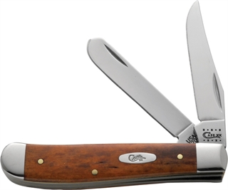 Case Cutlery Trapper 2BL 3.5" Chestnut Bone Knife