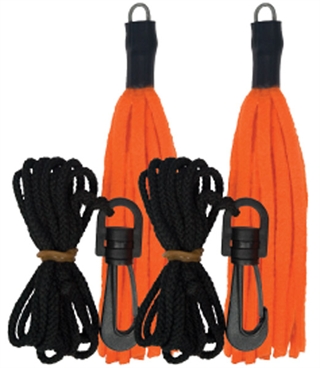 Tink's W5955 Scent Drag 6 ft Microfiber 2 Pack Orange Black