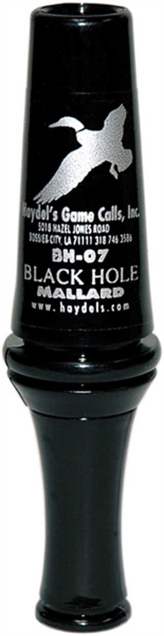 Haydel's BH07 Black Hole Double Reed Duck Call Polycarbonate Mallard