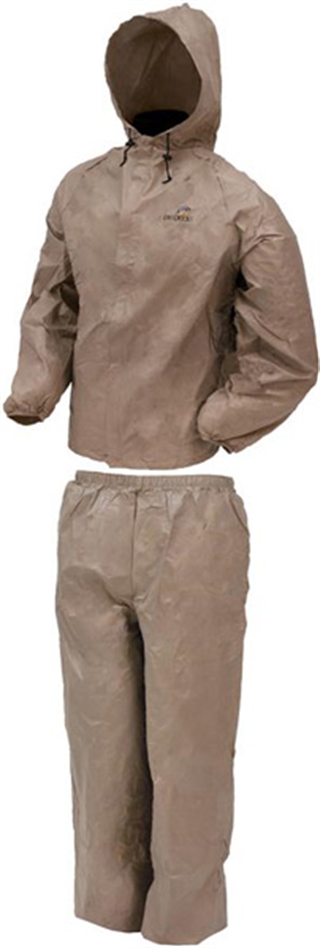 Frogg Toggs Ultra LT Rain Suit Khaki UL12104 : UL12104-04SM