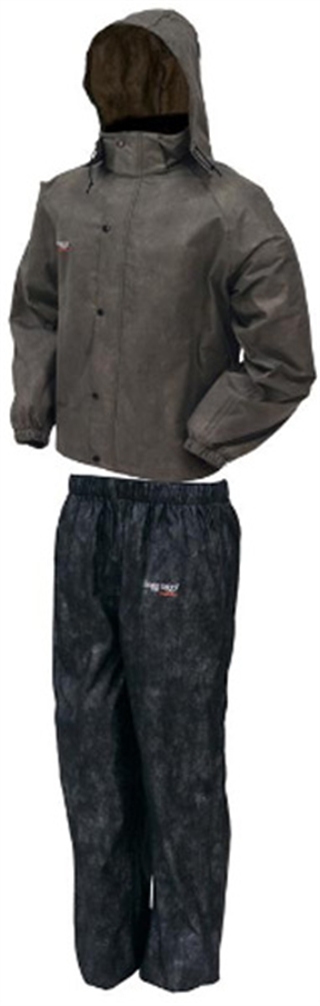 FROGG TOGGS AS1310-105-M All Sport Rain Suit Stone/Black