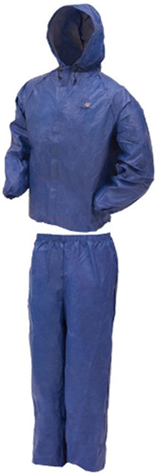 Frogg Toggs UL12104-12LG Ultra-Lite2 Rain Suit Large Royal Blue