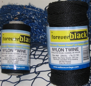 Wallace Cordage 748111227236 Twine Twisted Tarred 1lb #60 250#