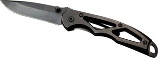 SARGE SK-25BK Skeleton Frame 4 1/8" Black Stainless Steel Knife