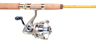 Eagle Claw MS7077 Brave Eagle 6' 2PC Glass Spinning Combo
