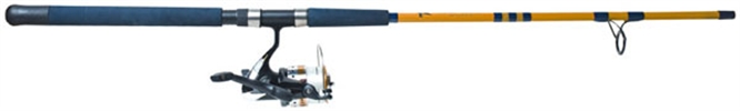Eagle Claw MSSB802MS Surf Beast 8ft 2-Section Spinning Rod-Reel Combo with Graphite Reel