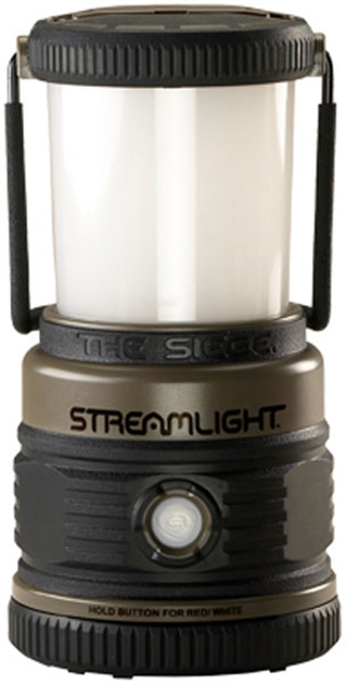 Streamlight Siege Lantern 340 Lumen Sos Red Led 30hr Run Time Coyote Brown