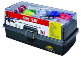 Eagle Claw KTKLBXSW-D Go Fish Tackle Box Kit - Eagle Industries