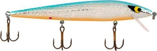 Smithwick ARB1231 Rattlin' Rogue Floating Jerkbait, Chrome Black Back, 4.5in, 1/3oz