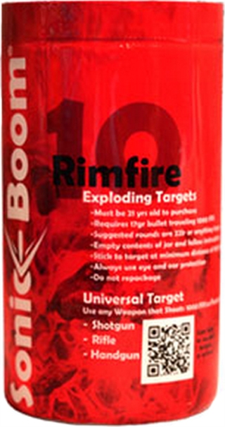 Sonic Boom SBTRF Rimfire Exploding Targets 10 Pack