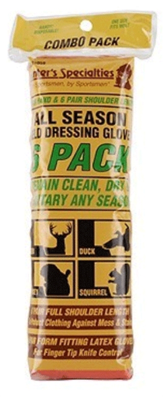 Hunters Specialties FieldDress Glove Combo Long/Short 12 pr. Model: 01059