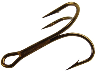 Mustad Treble Ringeye 25BX Duratin Fishing Hooks