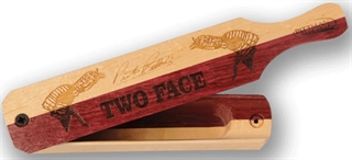 Pittman P401 Two Face Box Turkey Call, Purple Heart/Maple Wood