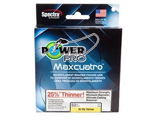 Power Pro 33400503000Y Maxcuatro 50lb 3000yds Yellow Line