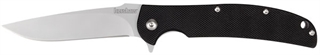 KERSHAW Chill 3.1in Black G10 Box Drop Point Folding Knife (3410)