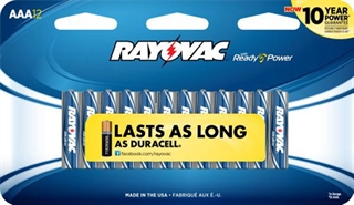 Rayovac / Spectrum Ray-o-vac Alkaline Battery Aaa12pk