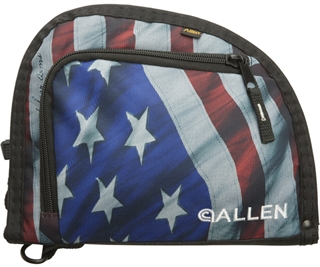 Allen Auto-Fit Victory Handgun Case 7719 - Allen Company - USA FLAG W/BLACK TRIM for sale at TheGunDock