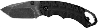 Kershaw 8750TBLKBW Shuffle II 2.6" Tanto Blade Black Nylon Handle Knife