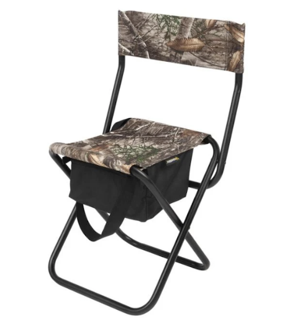 Allen Vanish Foldable Seat with Backrest (RealTree Edge)