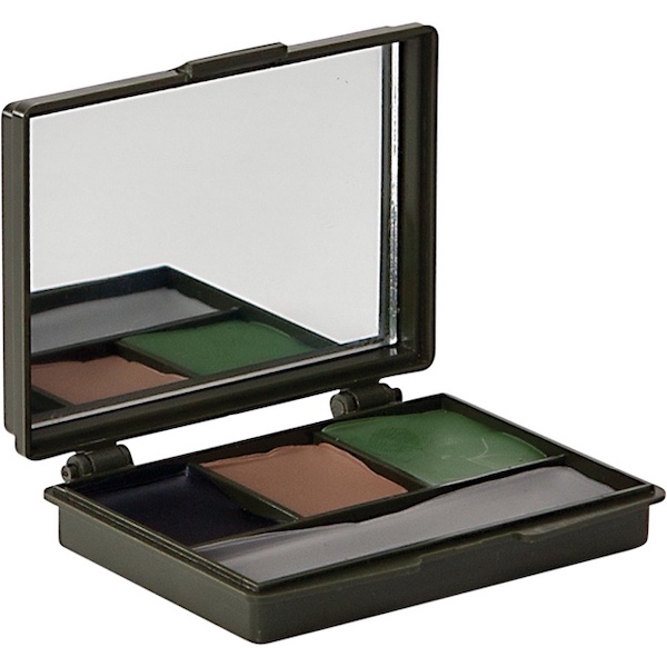 Allen Vanish Camo Face Paint Compact Set (4 Colors, Mirror)