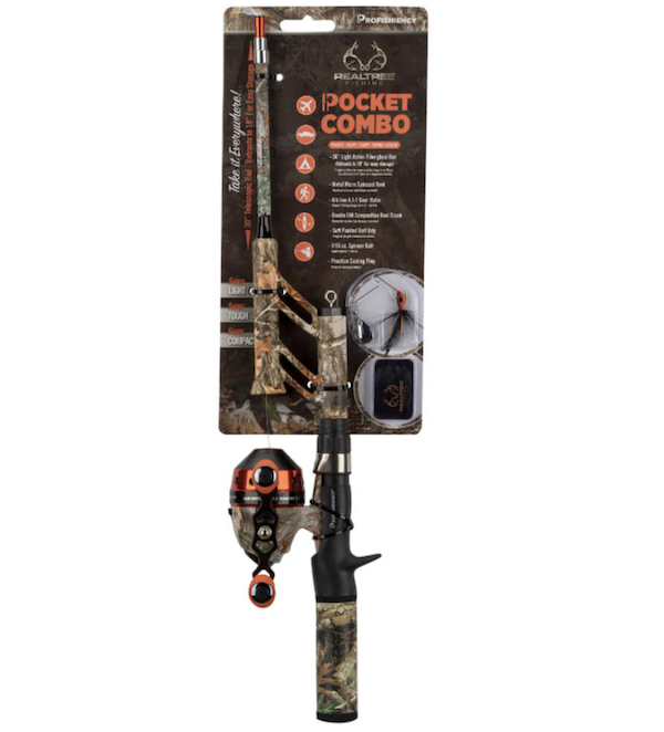 Anything Possible PCMSRT18 Realtree Edge 30" Tangle-Free Spincast Combo