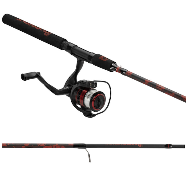 Anything Possible PRO6SPINBOX 6' Red/Black Spin Combo with Tackle Box 2pc