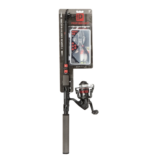 Anything Possible PRO5SPINTELE 5' Telescopic Spinning Combo with Box