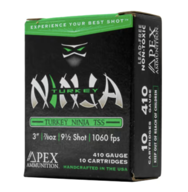 Apex Ammunition Woodhaven Next Level TSS Ninja Turkey 12 Gauge 3.5" Shotgun Ammo #8.5/9.5 (5 Rounds)