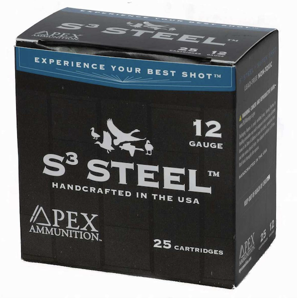 Apex S312-BB Waterfowl S3 Steel Shotgun Ammo 12ga 3in 1-1/4oz #BB 25rd - Apex Tactical Specialties