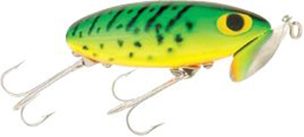 Arbogast Arbog Jitrbug 2.5" 3/8-Fire Tiger Fishing Lure - Arbogast