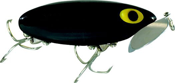 Arbogast Arbog Jitrbug 3" 1/2 Black Fishing Lure - Arbogast